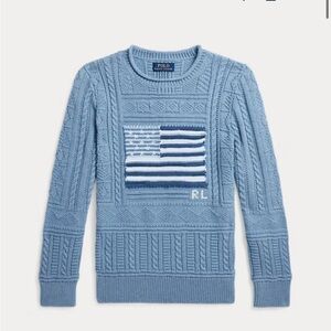 Boys XL American flag sweater